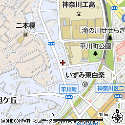 グローリオ横浜東白楽周辺の地図