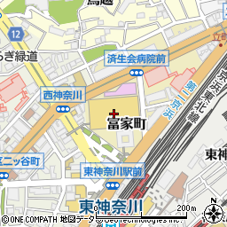 イオン薬局東神奈川店周辺の地図