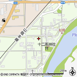 兵庫県豊岡市日高町松岡周辺の地図