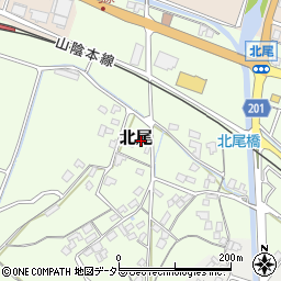 鳥取県東伯郡北栄町北尾456周辺の地図