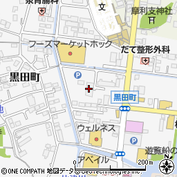 島根県松江市黒田町周辺の地図