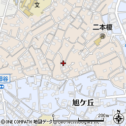 神奈川県横浜市神奈川区二本榎17-17周辺の地図