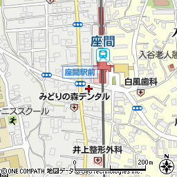 神奈川県座間市入谷西4丁目1-22周辺の地図