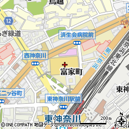 マジックミシン東神奈川サティ店周辺の地図