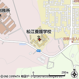 島根県立松江養護学校周辺の地図