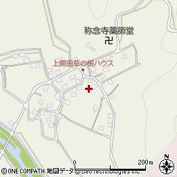 滋賀県高島市マキノ町上開田120周辺の地図