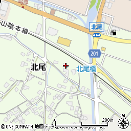 鳥取県東伯郡北栄町北尾96-1周辺の地図