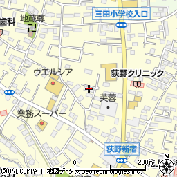 コスモタウン荻野・Ｃ周辺の地図