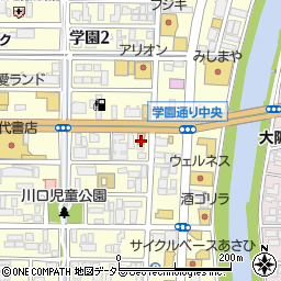 島根県松江市学園1丁目9-21周辺の地図