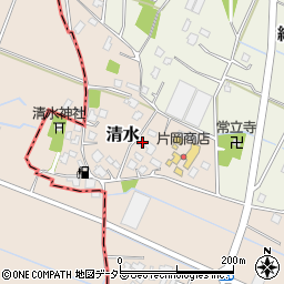 千葉県大網白里市清水775-2周辺の地図