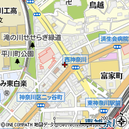 神奈川レディースクリニック周辺の地図