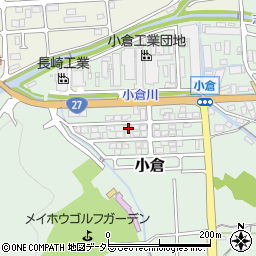 京都府舞鶴市小倉280-13周辺の地図