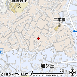 神奈川県横浜市神奈川区二本榎17-3周辺の地図