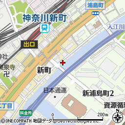神奈川県横浜市神奈川区新町297周辺の地図