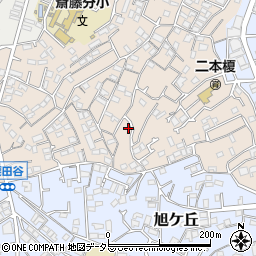 神奈川県横浜市神奈川区二本榎16-18周辺の地図