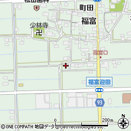 岐阜県岐阜市福富町田64周辺の地図