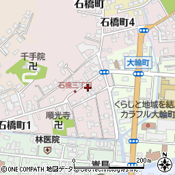 山崎理容院周辺の地図