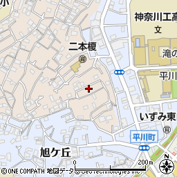 神奈川県横浜市神奈川区二本榎5-14周辺の地図