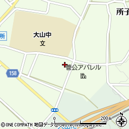 鳥取県西伯郡大山町所子236周辺の地図