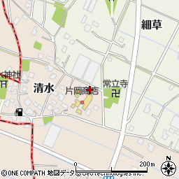 千葉県大網白里市清水127周辺の地図