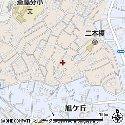 神奈川県横浜市神奈川区二本榎17-4周辺の地図