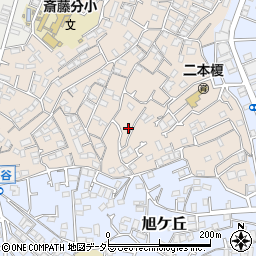神奈川県横浜市神奈川区二本榎17-14周辺の地図