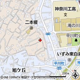 神奈川県横浜市神奈川区二本榎5-20周辺の地図