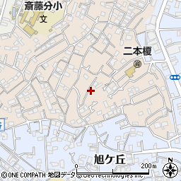 神奈川県横浜市神奈川区二本榎17周辺の地図