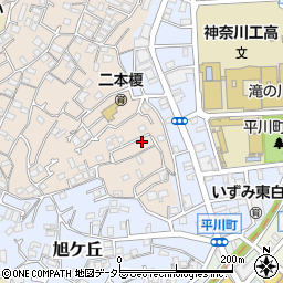 神奈川県横浜市神奈川区二本榎5-17周辺の地図