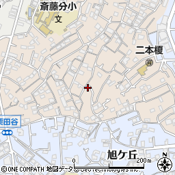 神奈川県横浜市神奈川区二本榎16-17周辺の地図