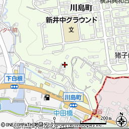 神奈川県横浜市旭区川島町2915周辺の地図
