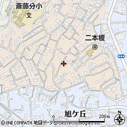 神奈川県横浜市神奈川区二本榎17-6周辺の地図