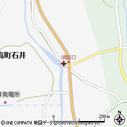 兵庫県豊岡市日高町石井523周辺の地図