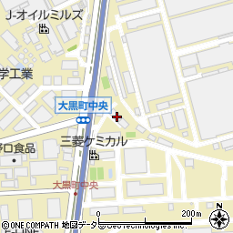 三菱レイヨン株式会社　横浜事業所周辺の地図