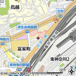 神奈川県横浜市神奈川区富家町6-8周辺の地図