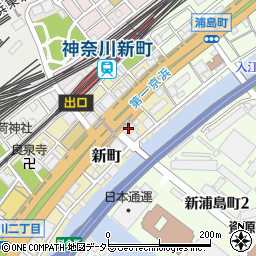 ベルシード横濱新町周辺の地図
