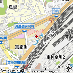 神奈川県横浜市神奈川区富家町6-7周辺の地図