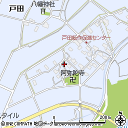 岐阜県関市戸田224周辺の地図
