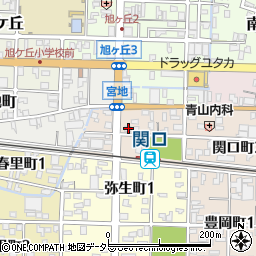 コスモ関ＳＳ周辺の地図