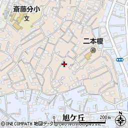 神奈川県横浜市神奈川区二本榎17-7周辺の地図