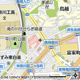 東神奈川クリニック周辺の地図