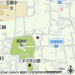 神奈川県厚木市三田2647周辺の地図