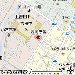 富士東部保健福祉事務所　富士東部保健所・衛生課周辺の地図