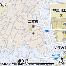 神奈川県横浜市神奈川区二本榎8-15周辺の地図