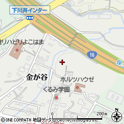 神奈川県横浜市旭区金が谷周辺の地図