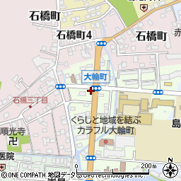 島根県松江市大輪町393周辺の地図