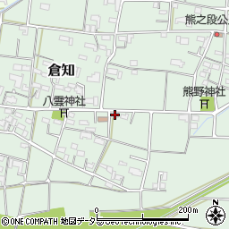 岐阜県関市倉知1378-2周辺の地図