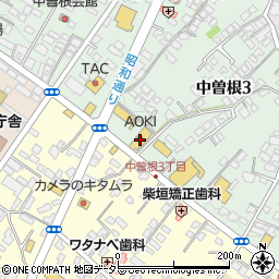 ＡＯＫＩ富士吉田店周辺の地図