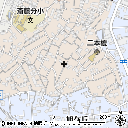 神奈川県横浜市神奈川区二本榎17-10周辺の地図