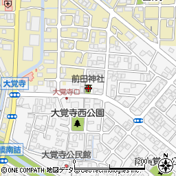 前田神社周辺の地図